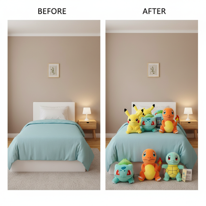 Pokemon Plush Toy High Quality With Tag Anime Cartoon Pikachu Charmander Squirtle Bulbasaur Stuffed Doll Gift For Kids Children