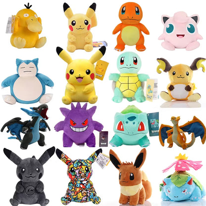 41 Styles Pokemon Plush Bulbasaur Squirtle Pikachu Peluche Anime Charmander Stuffed Toy Gengar Pokemon Plushie Doll Gift for Kid